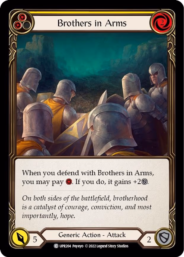 Brothers in Arms (Yellow) - Common (UPR204)