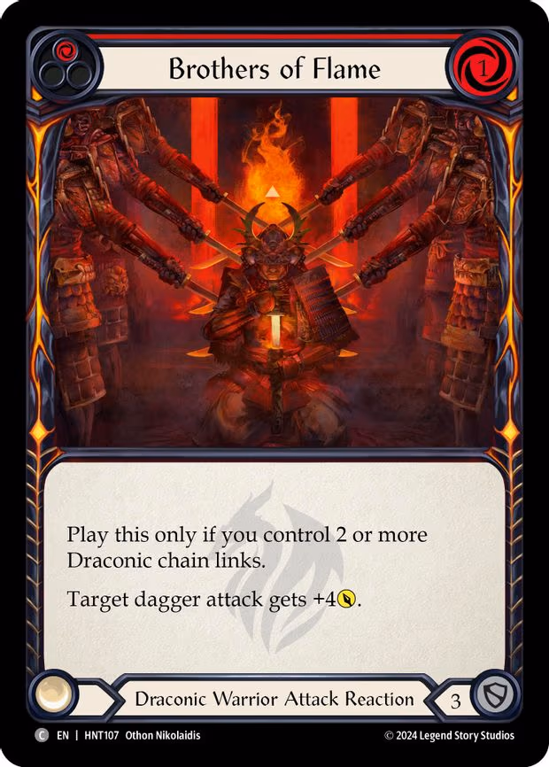 Brothers of Flame (Red) - Common (HNT107)