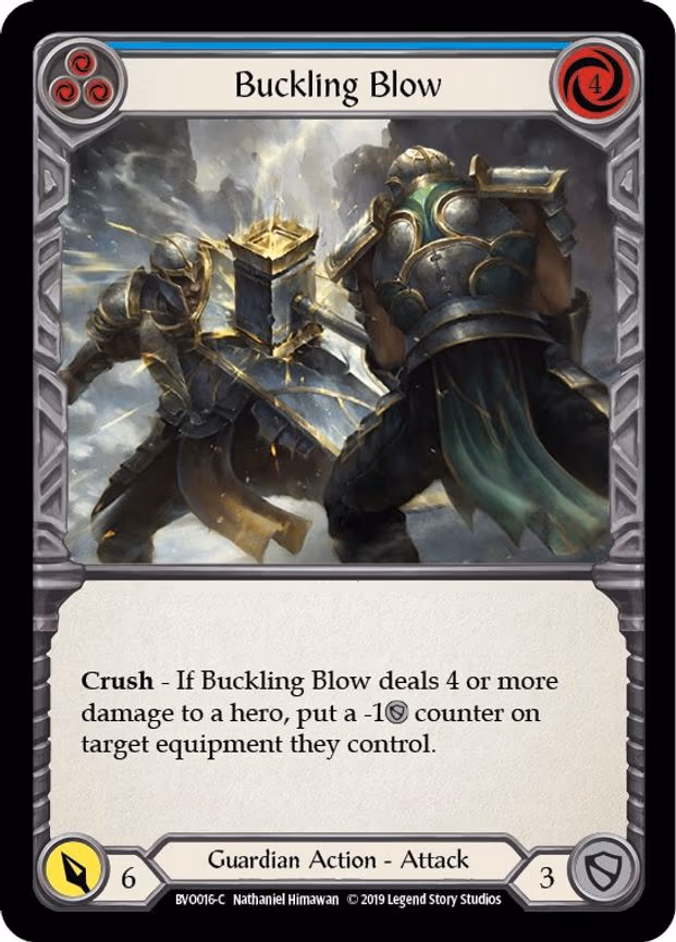 Buckling Blow (Blue)