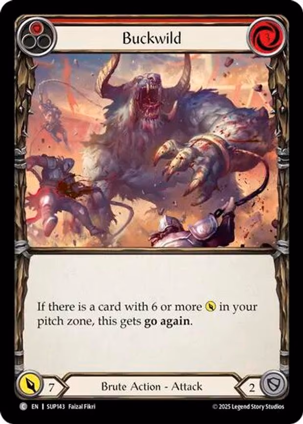 Buckwild (Red) - Common (SUP143)