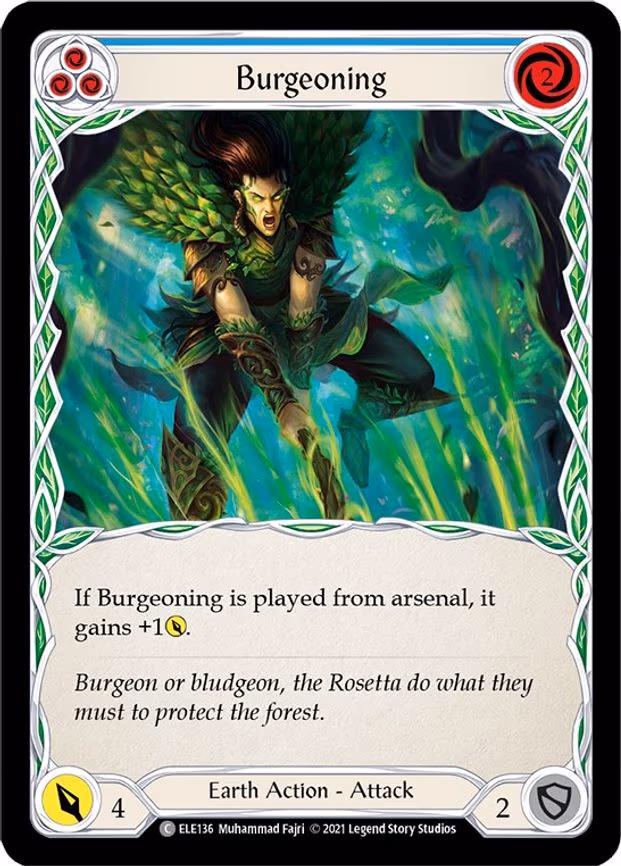 Burgeoning (Blue)