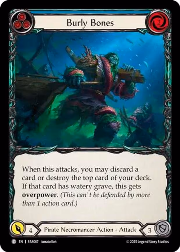 Burly Bones (Blue) - Common (SEA067)