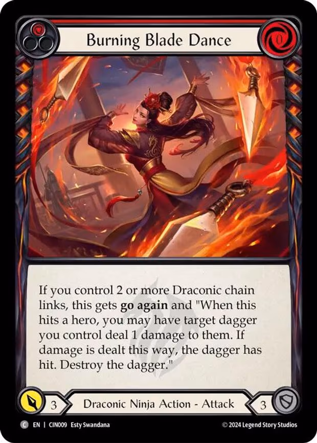Burning Blade Dance (Red)