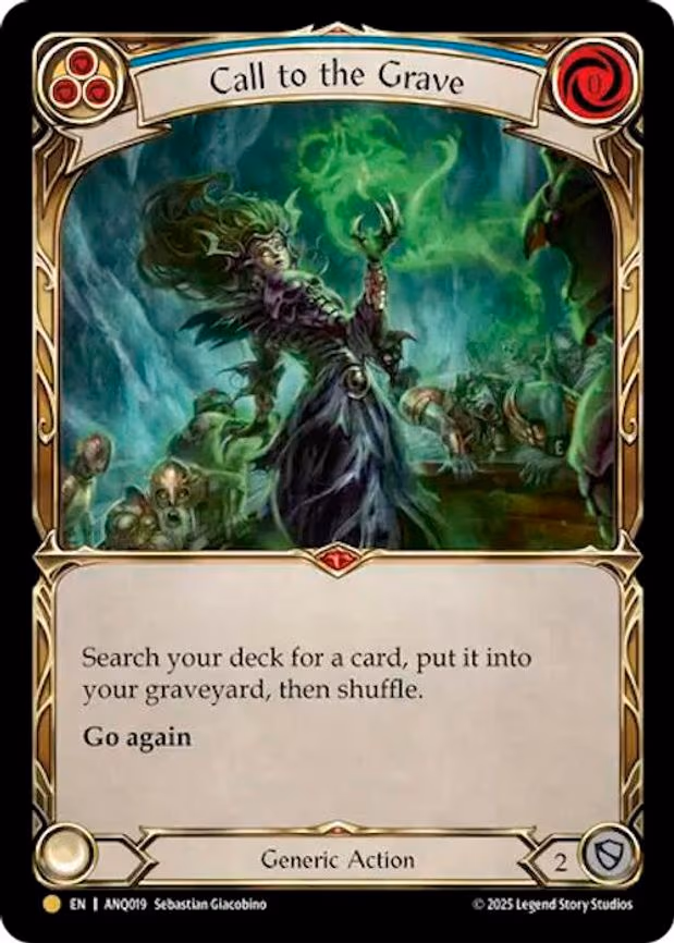 Call To The Grave (Blue)