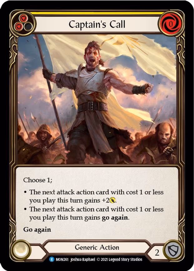 Captain's Call (Yellow) - Rare (MON261)