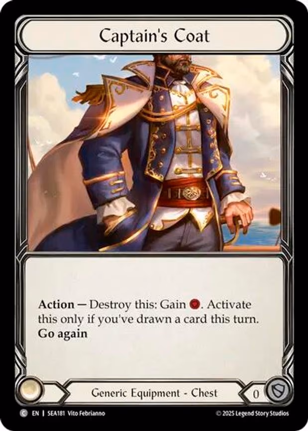 Captain's Coat (Treasure) - Common (SEA181)