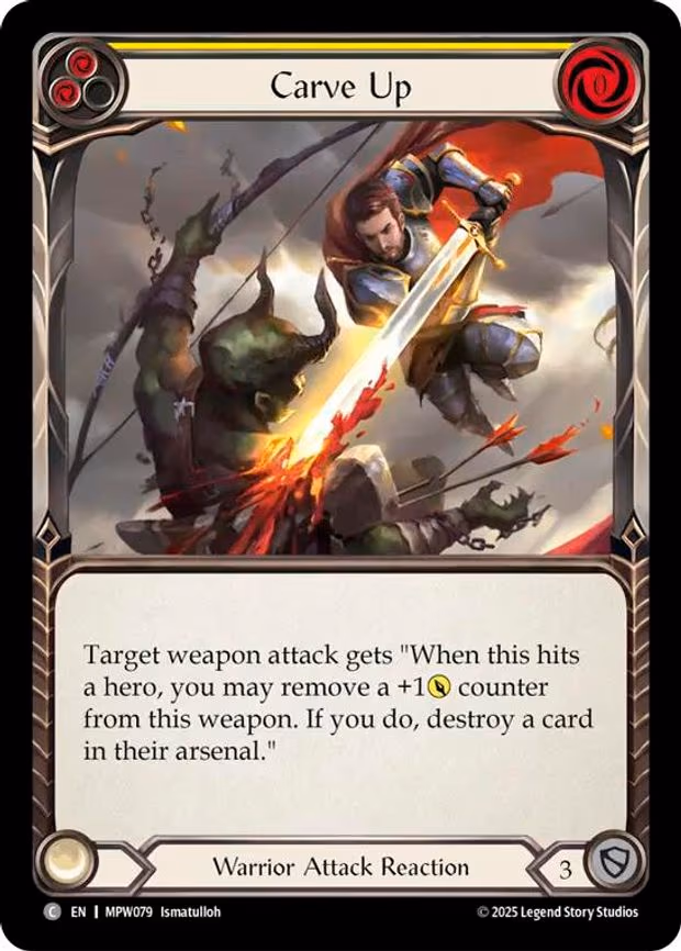 Carve Up (Yellow) - Common (MPW079)