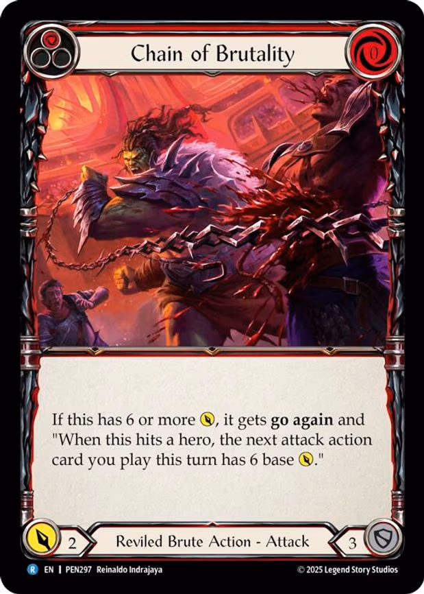 Chain of Brutality (Red) - Rare (PEN297)