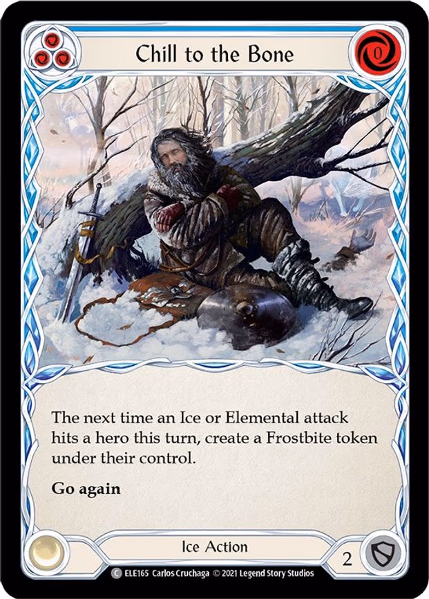 Chill to the Bone (Blue) - Common (ELE165)