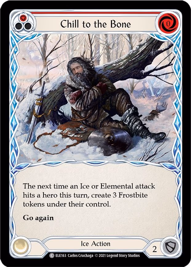 Chill to the Bone (Red) - Common (ELE163)