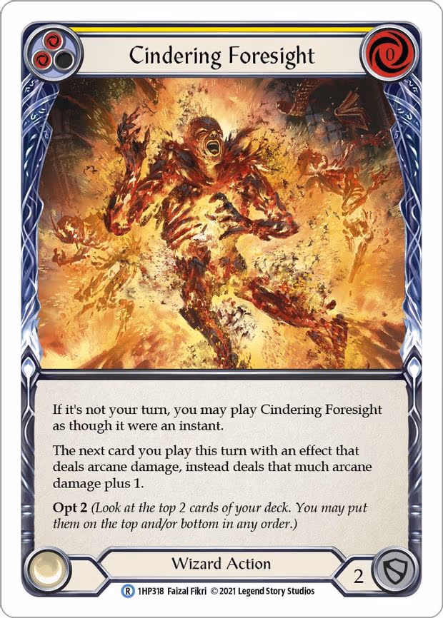 Cindering Foresight (Yellow) - Rare (1HP318)