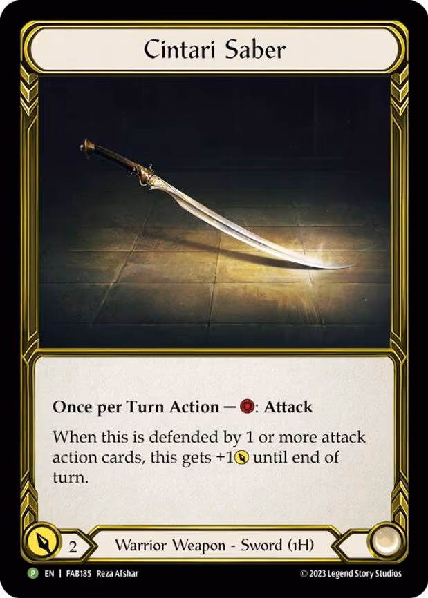 Cintari Saber (Right) (Golden) - Promo (FAB185)
