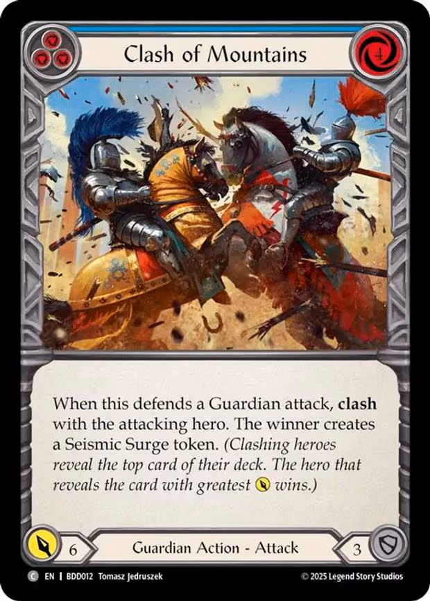 Clash of Mountains (Blue)