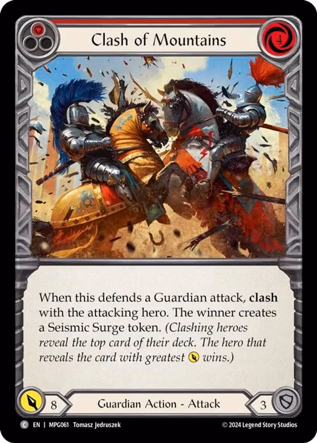 Clash of Mountains (Red) - Common (MPG061)