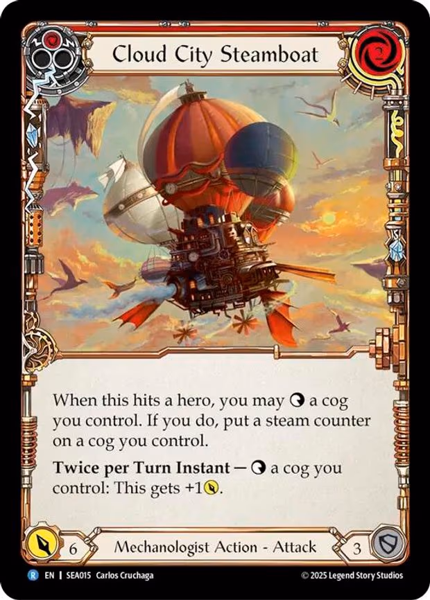 Cloud City Steamboat (Red)