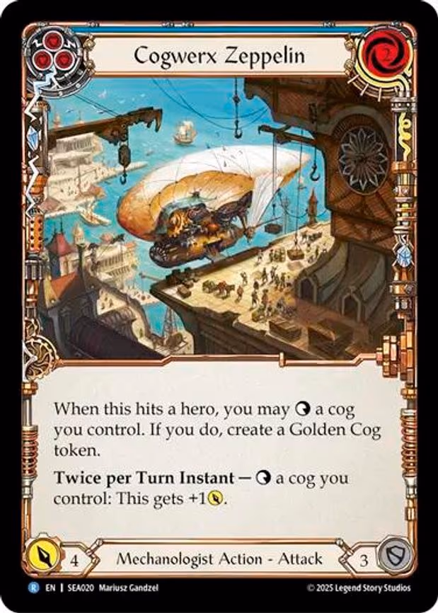 Cogwerx Zeppelin (Blue) - Rare (SEA020)