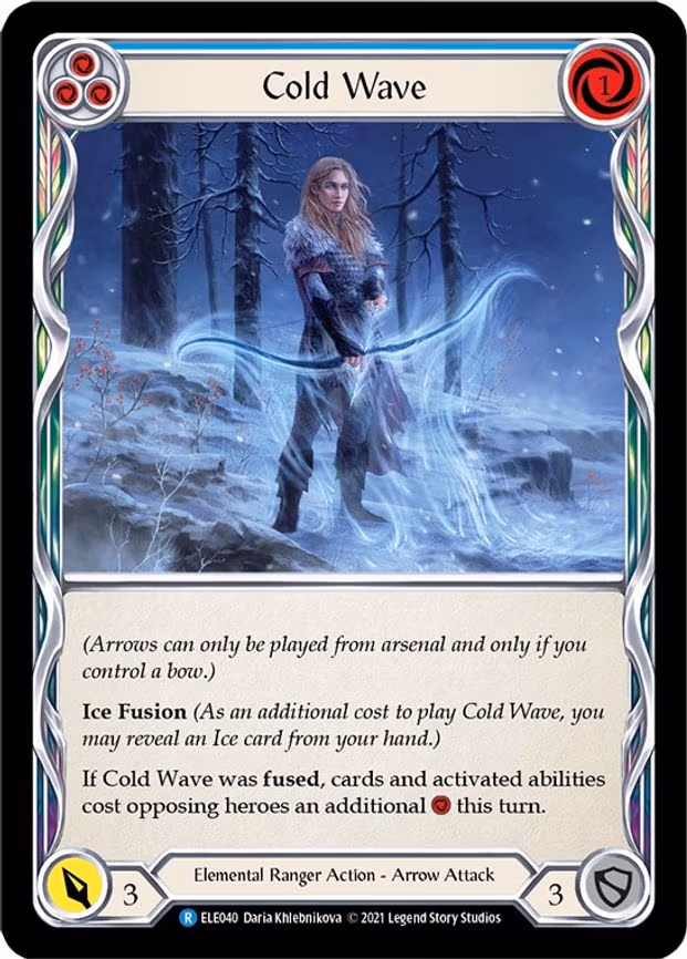 Cold Wave (Blue) - Rare (ELE040)