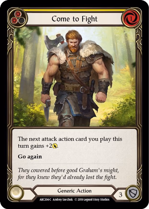 Come to Fight (Yellow) - Common (ARC204)