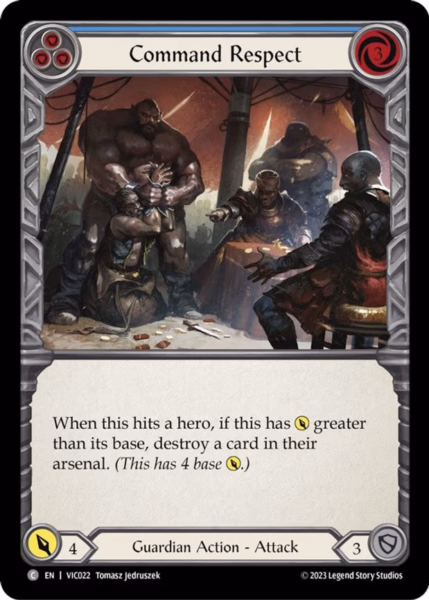 Command Respect (Blue)