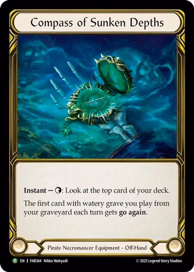Compass of Sunken Depths (Golden) - Promo (FAB364)