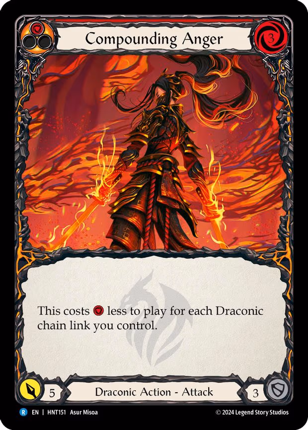 Compounding Anger (Red) - Rare (HNT151)