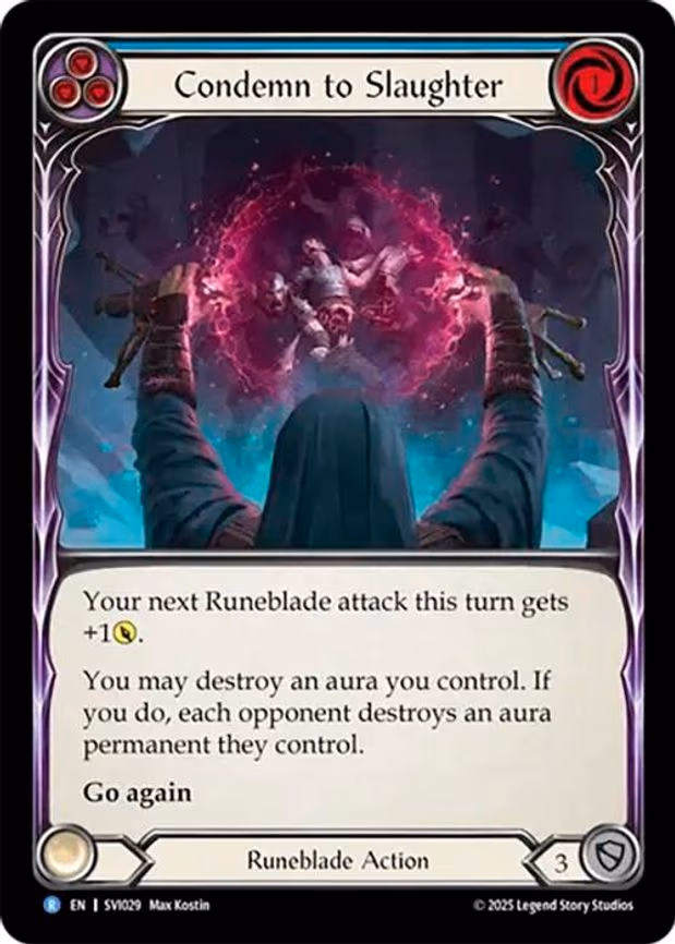 Condemn to Slaughter (Blue)