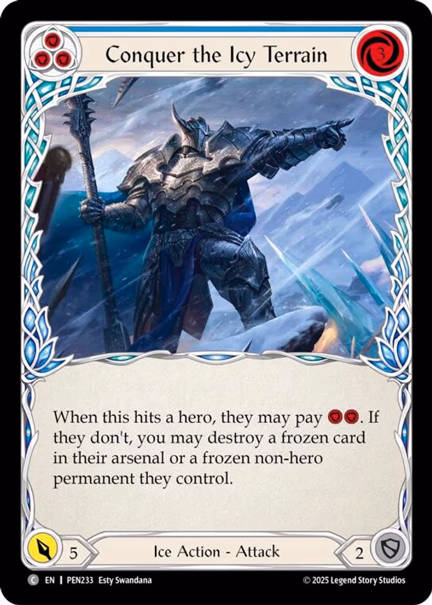 Conquer The Icy Terrain (Blue) - Common (PEN233)