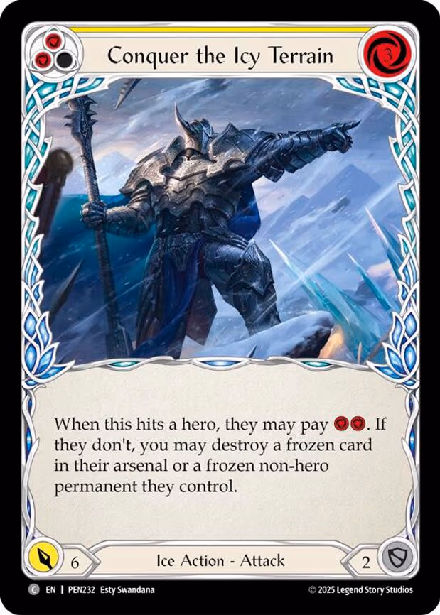 Conquer The Icy Terrain (Yellow) - Common (PEN232)