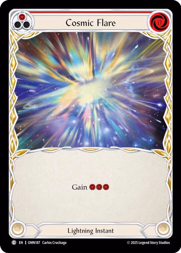 Cosmic Flare (Red) - Common (OMN187)