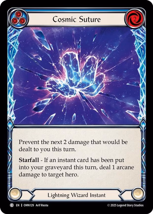 Cosmic Suture (Blue) - Rare (OMN129)