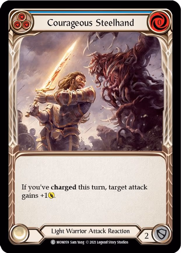 Courageous Steelhand (Blue) - Common (MON059)