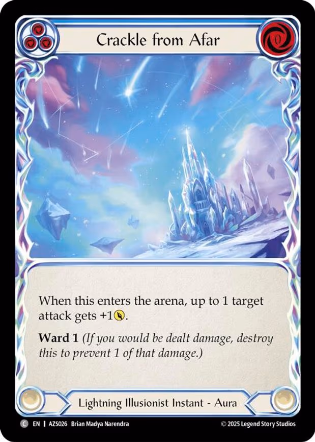 Crackle From Afar (Blue)