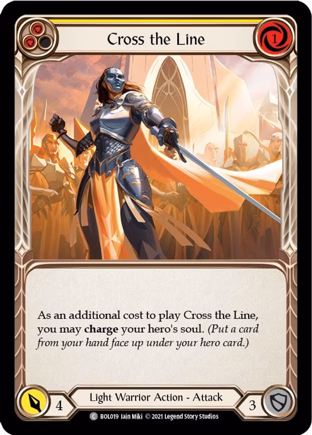 Cross the Line (Yellow)