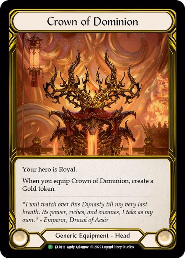 Crown of Dominion (Golden) - Promo (FAB111)