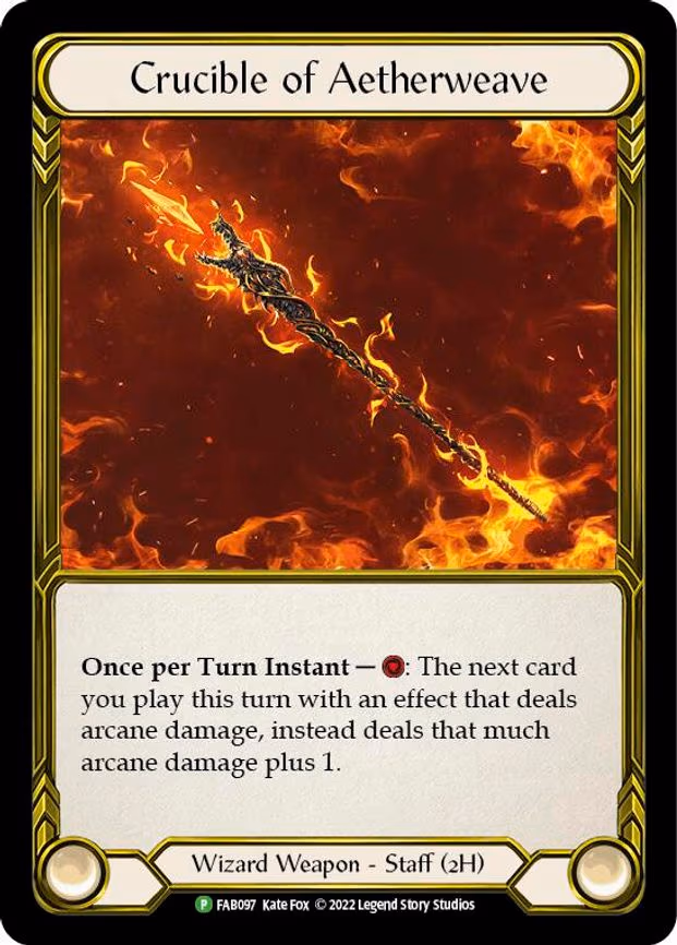 Crucible of Aetherweave (Golden) - Promo (FAB097)