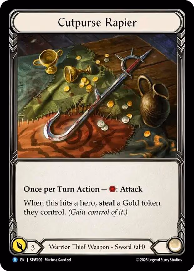 Cutpurse Rapier - Rare (SPW002)