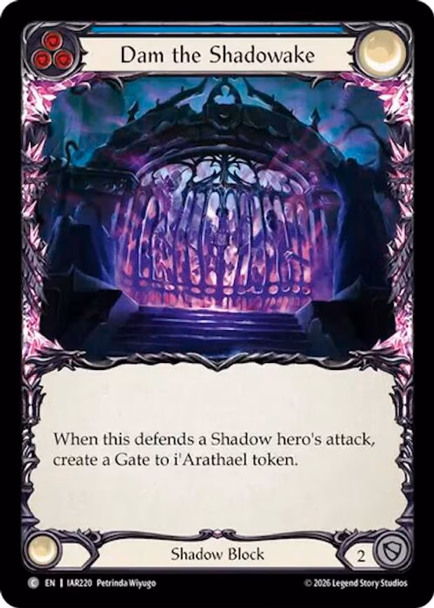 Dam the Shadowake (Blue) - Common (IAR220)