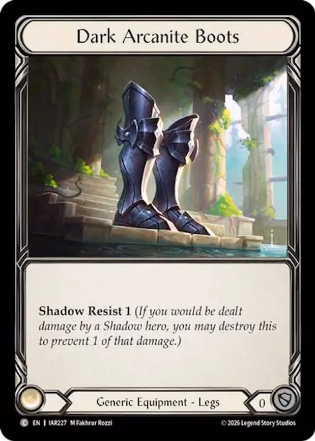 Dark Arcanite Boots - Common (IAR227)