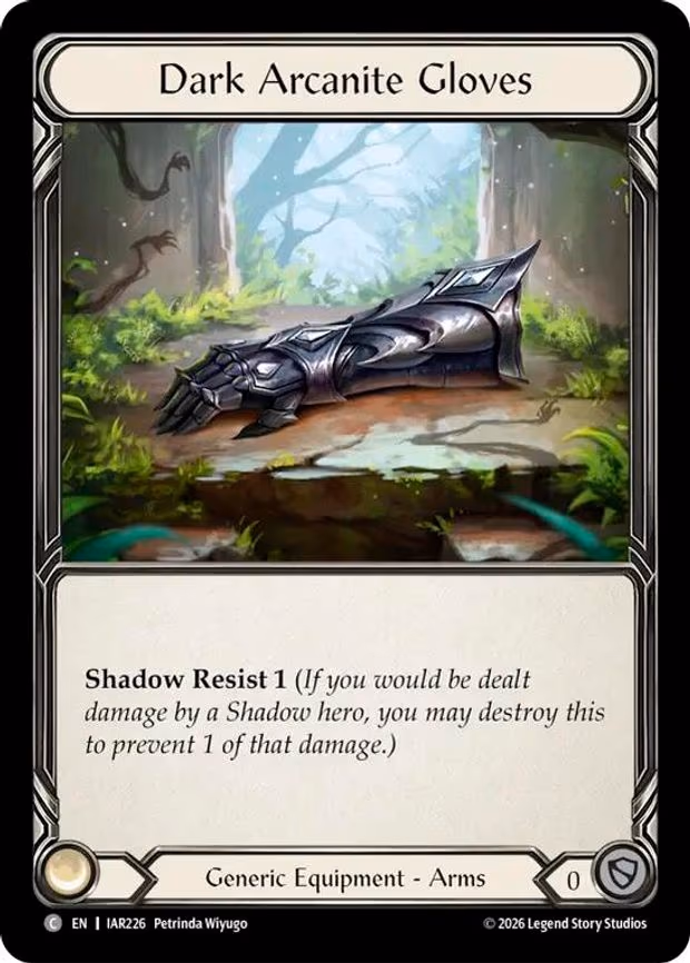 Dark Arcanite Gloves - Common (IAR226)