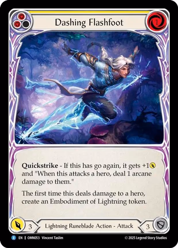 Dashing Flashfoot - Rare (OMN053)