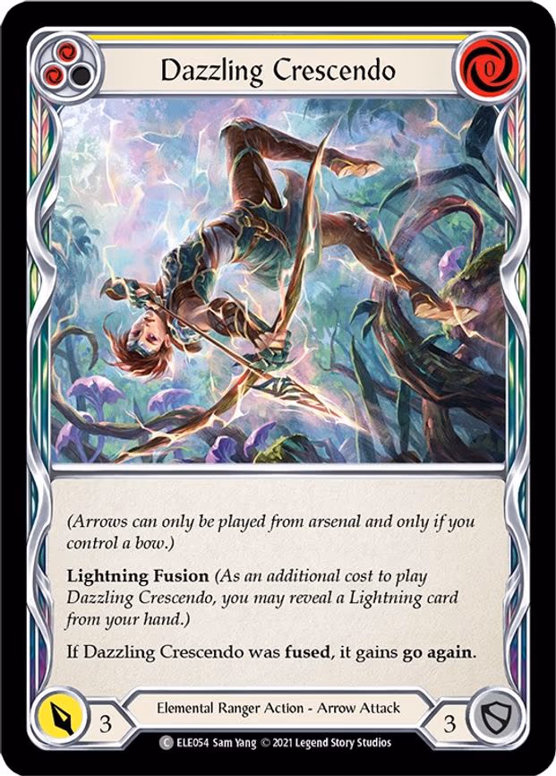 Dazzling Crescendo (Yellow) - Common (ELE054)