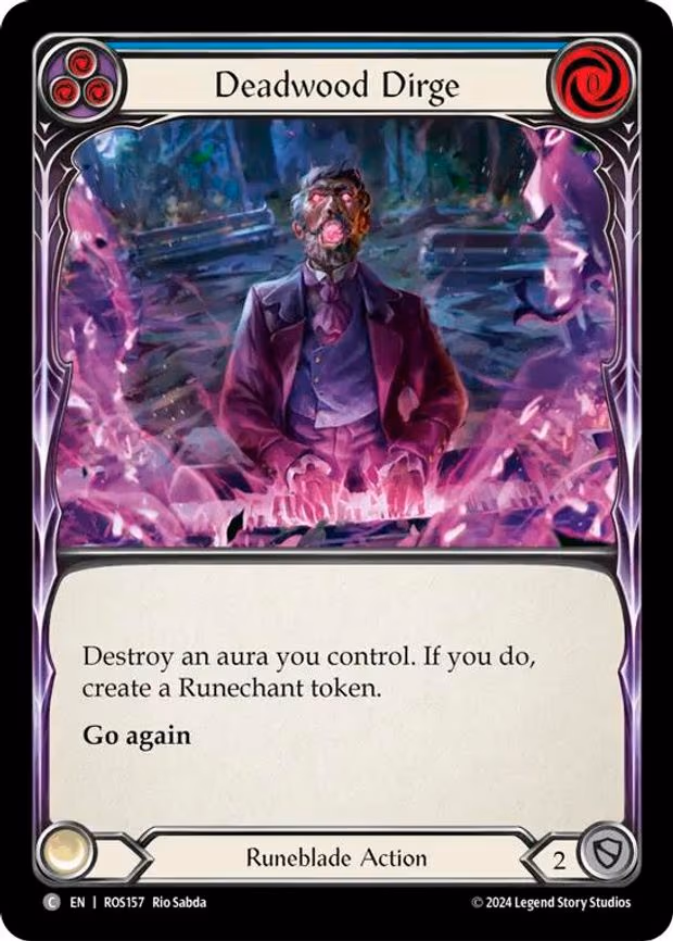 Deadwood Dirge (Blue) - Common (ROS157)