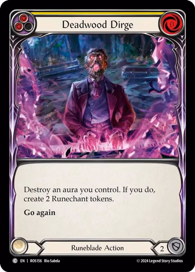 Deadwood Dirge (Yellow) - Common (ROS156)