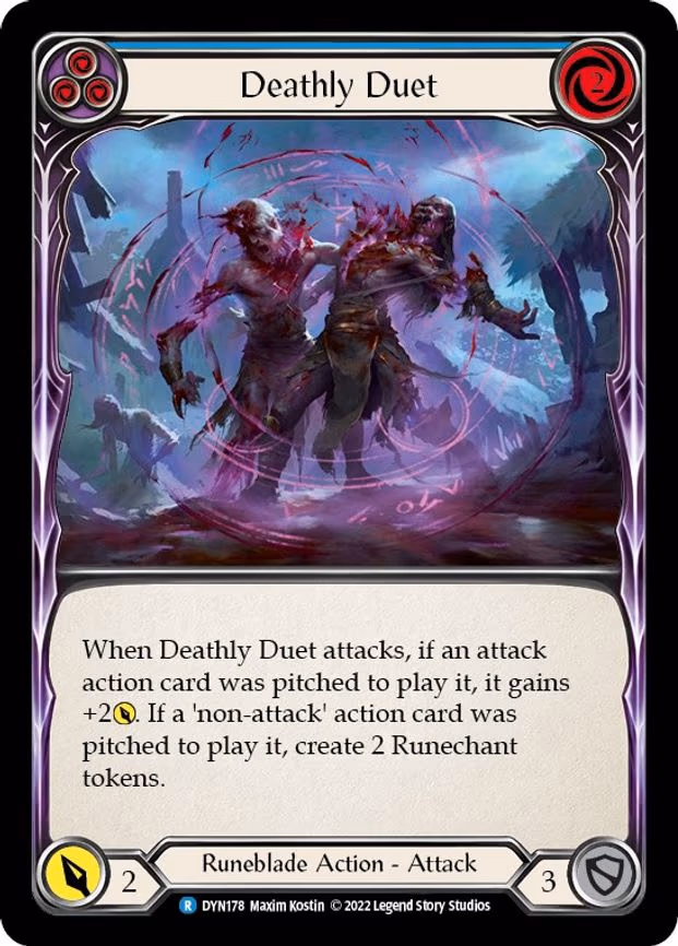 Deathly Duet (Blue) - Rare (DYN178)