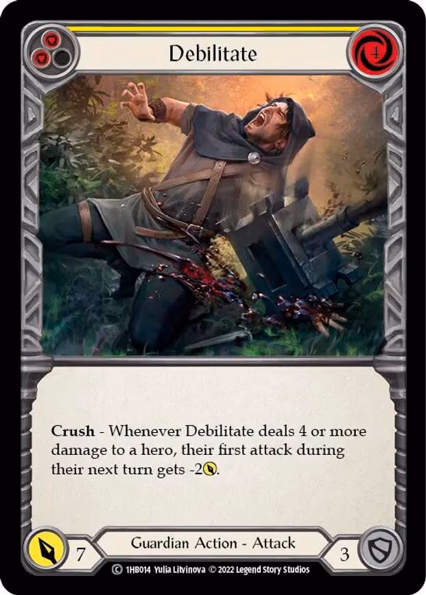 Debilitate (Yellow)