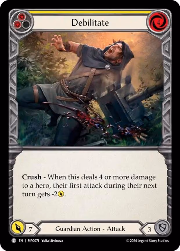 Debilitate (Yellow)