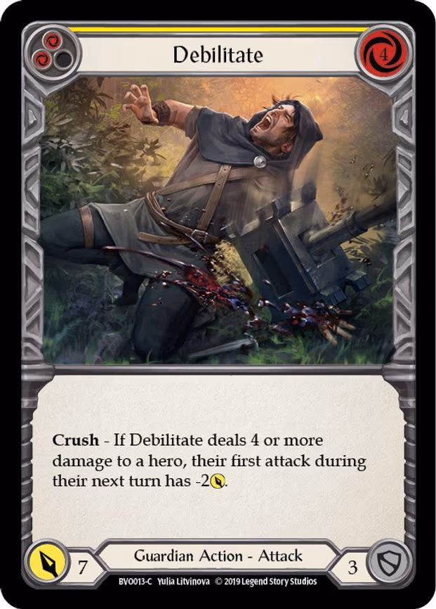 Debilitate (Yellow)