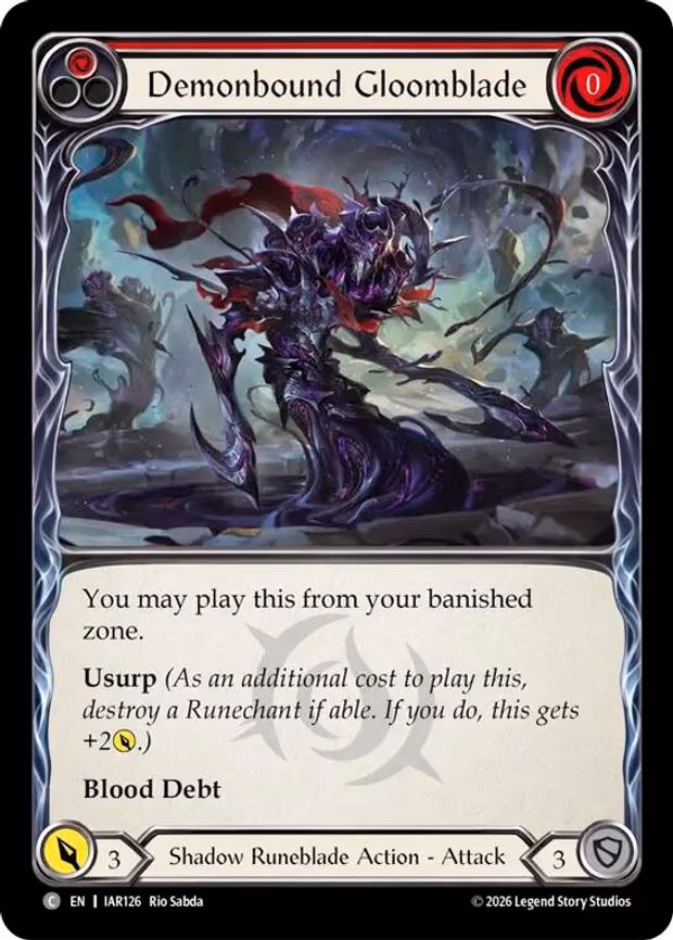 Demonbound Gloomblade (Red)