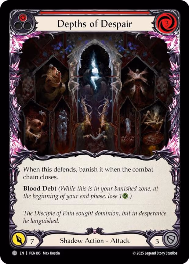 Depths Of Despair (Red) - Common (PEN195)