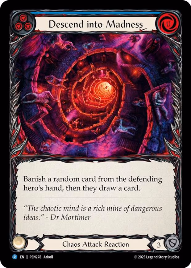 Descend Into Madness (Blue) - Rare (PEN278)